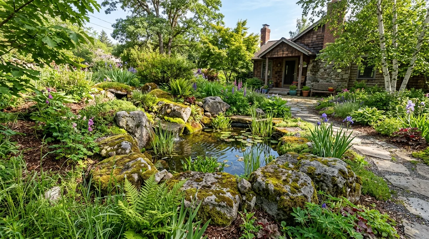 Low Rustic Border With Natural Shape